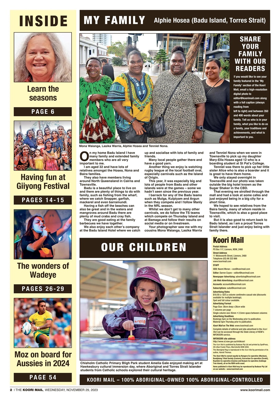 Koori Mail Preview Pages