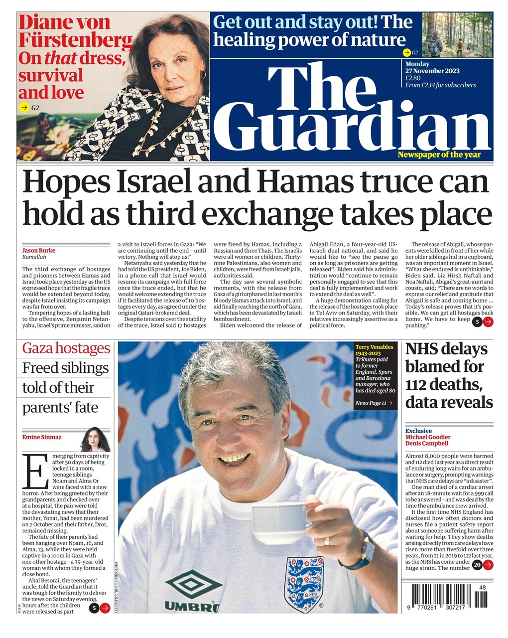 The Guardian Newspaper Preview Pages
