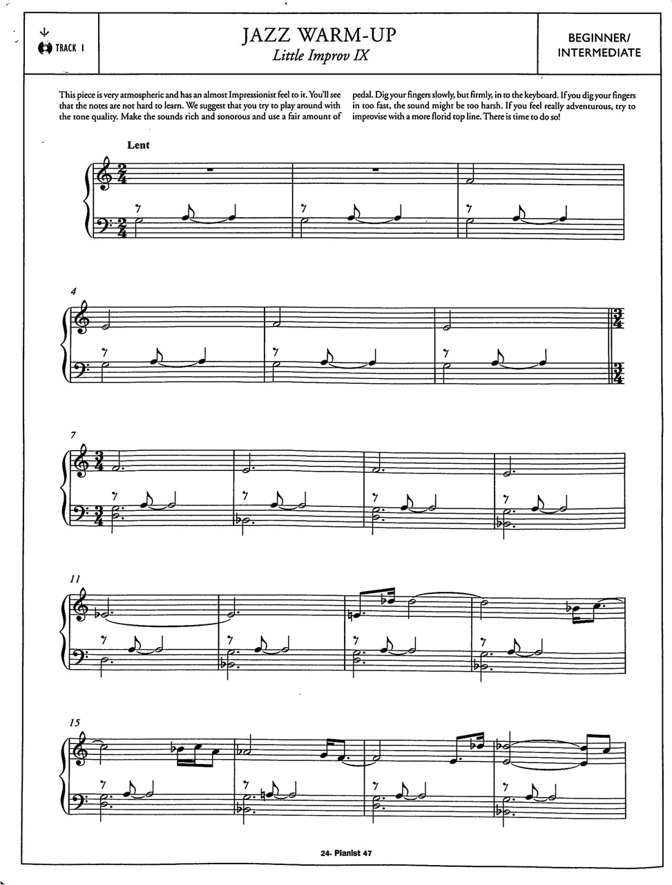 Pianist Preview Pages