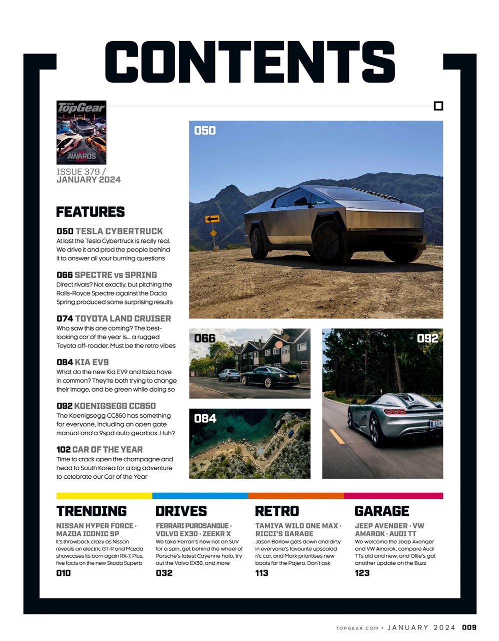 BBC Top Gear Magazine Preview Pages
