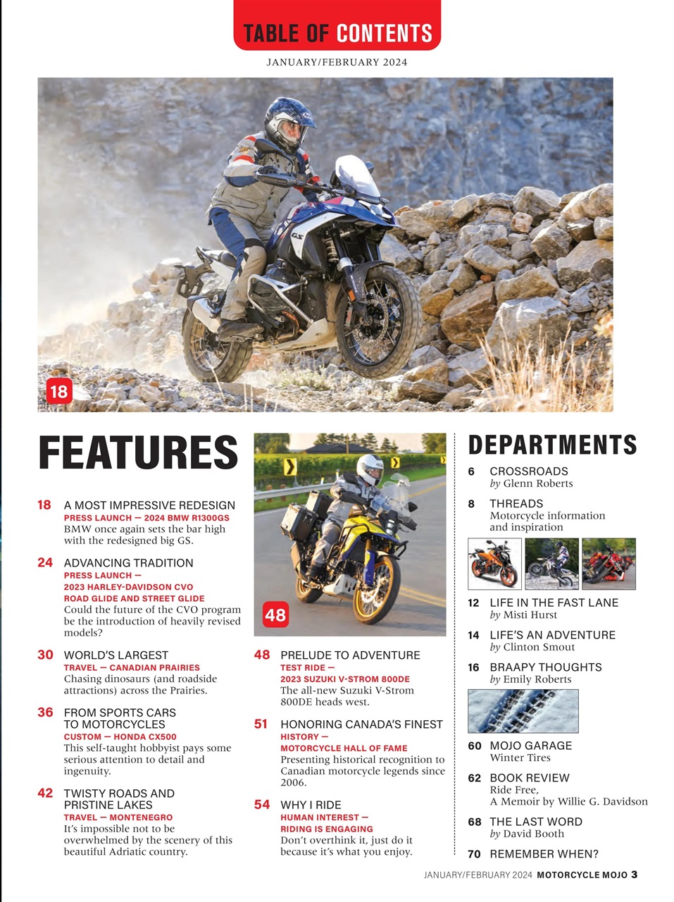 Motorcycle Mojo Preview Pages