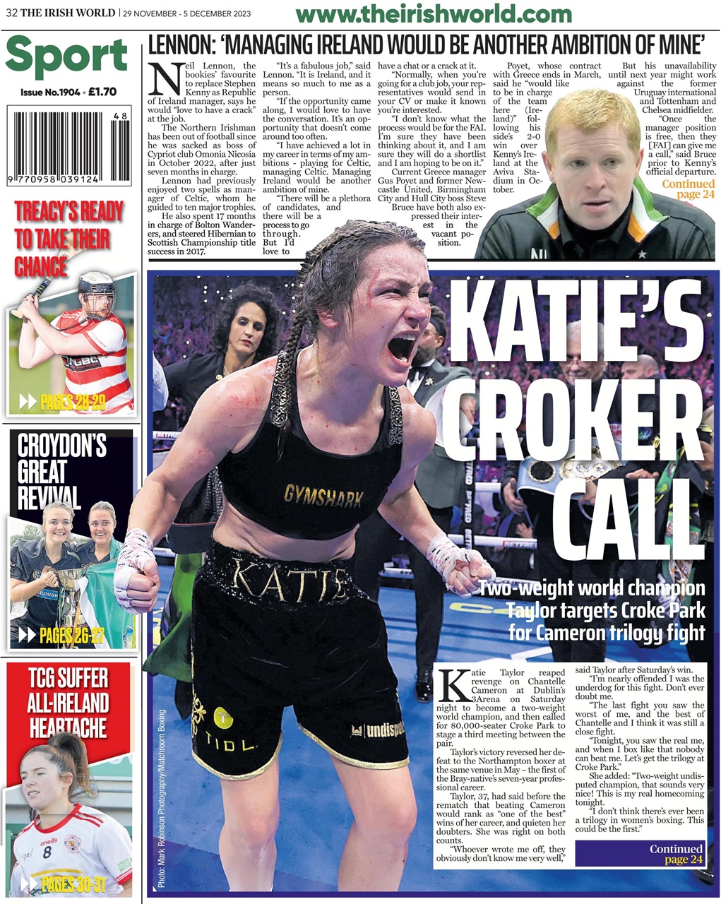 Irish World Preview Pages