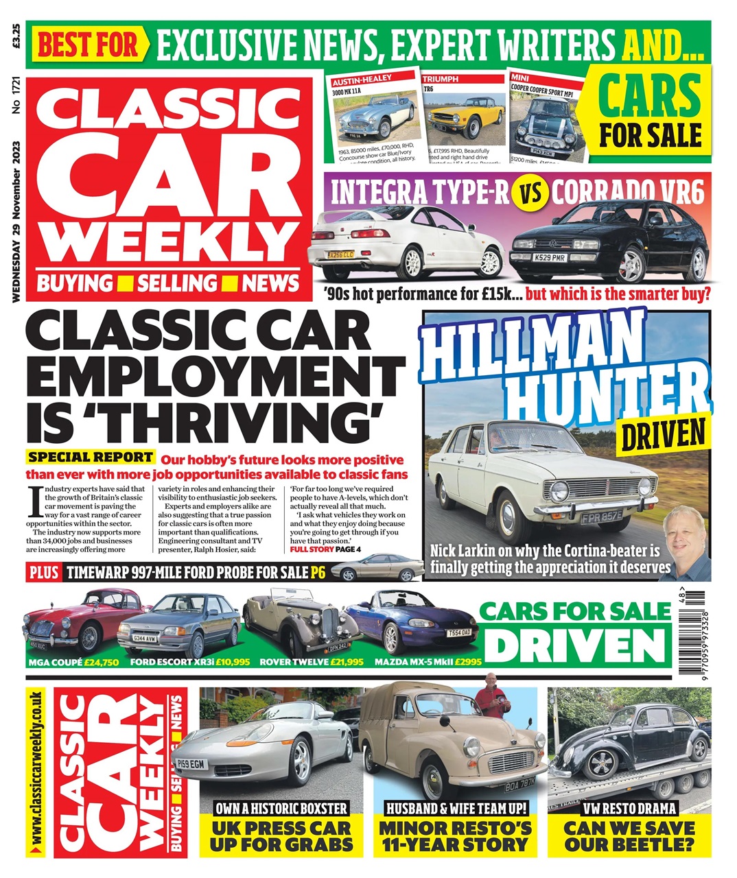Classic Car Weekly Preview Pages