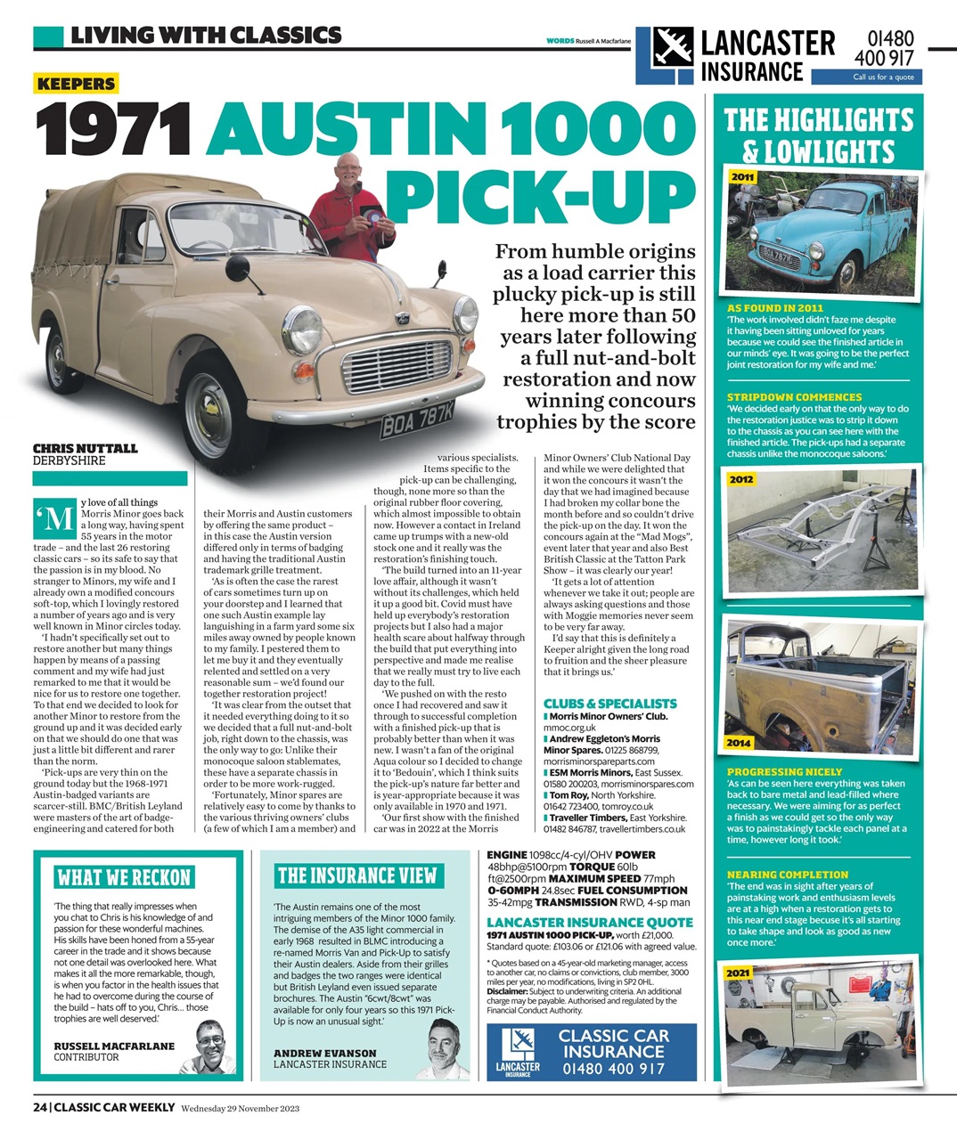 Classic Car Weekly Preview Pages