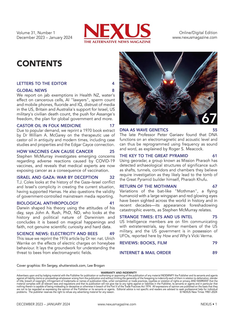 Nexus Magazine Preview Pages