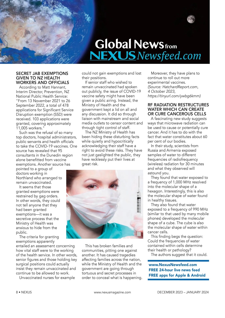Nexus Magazine Preview Pages