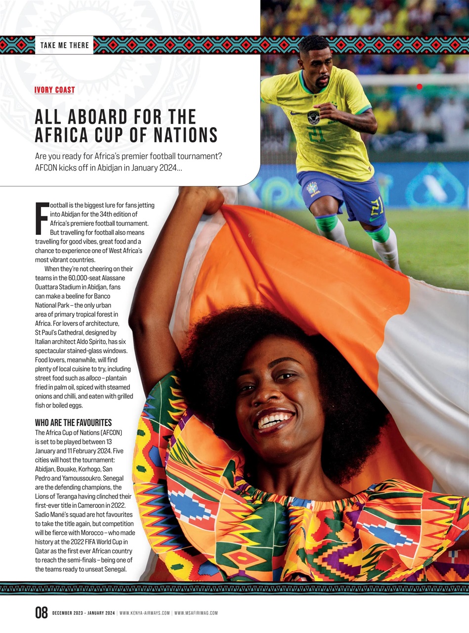 MSAFIRI – Kenya Airways Inflight Preview Pages