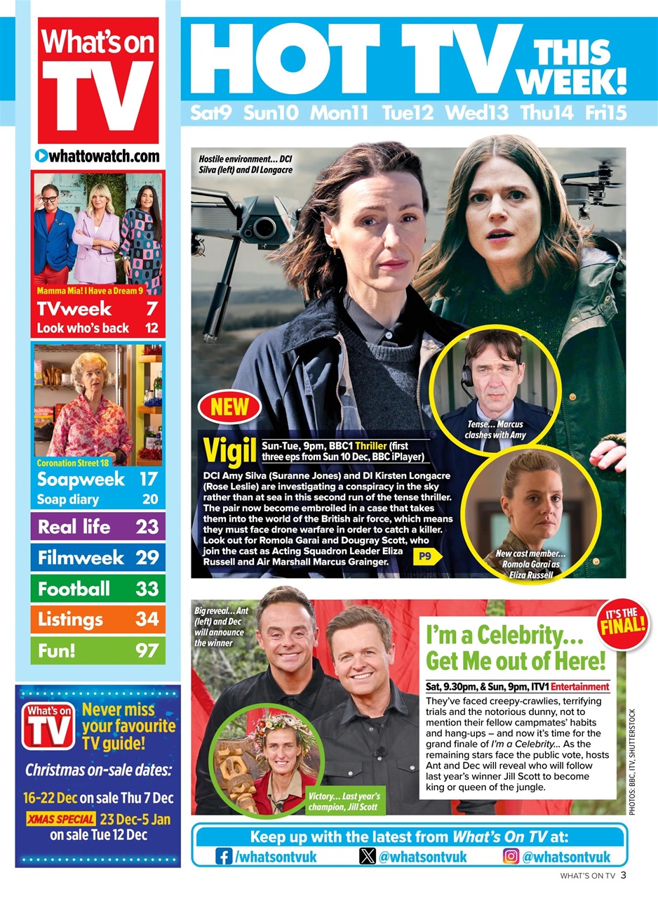 What's on TV Preview Pages