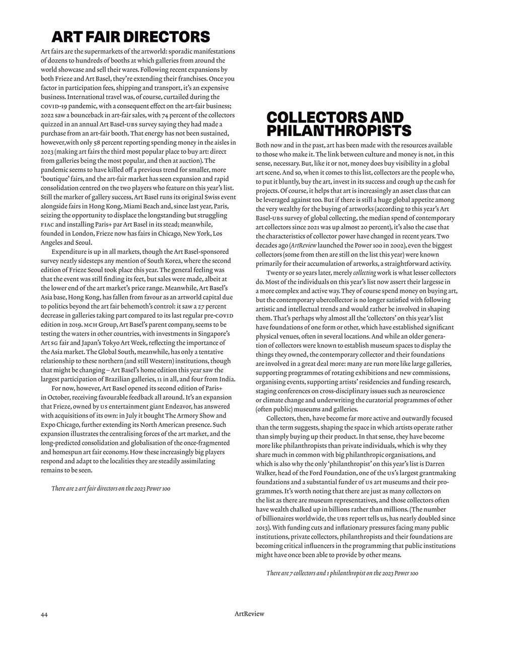 ArtReview Preview Pages