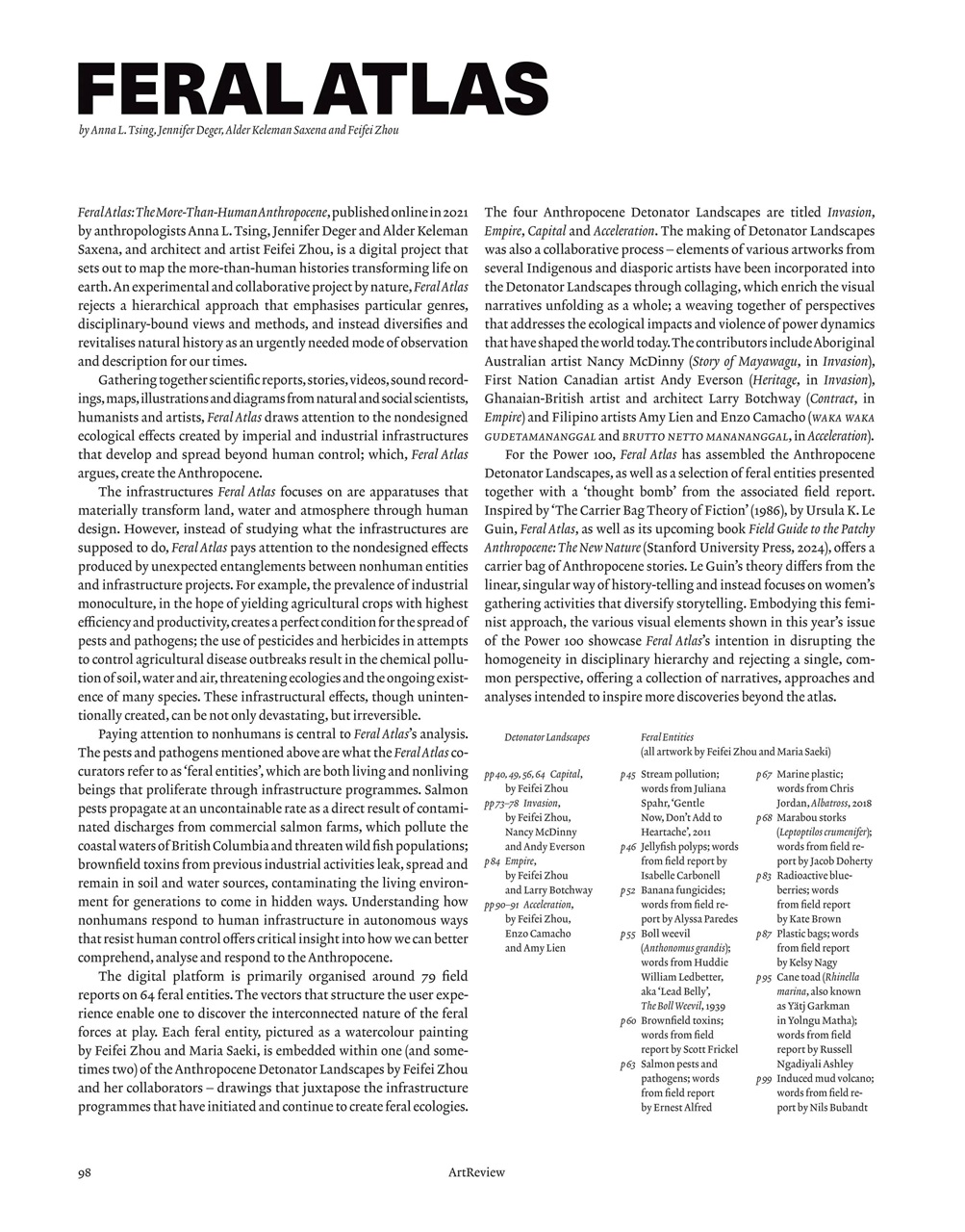 ArtReview Preview Pages