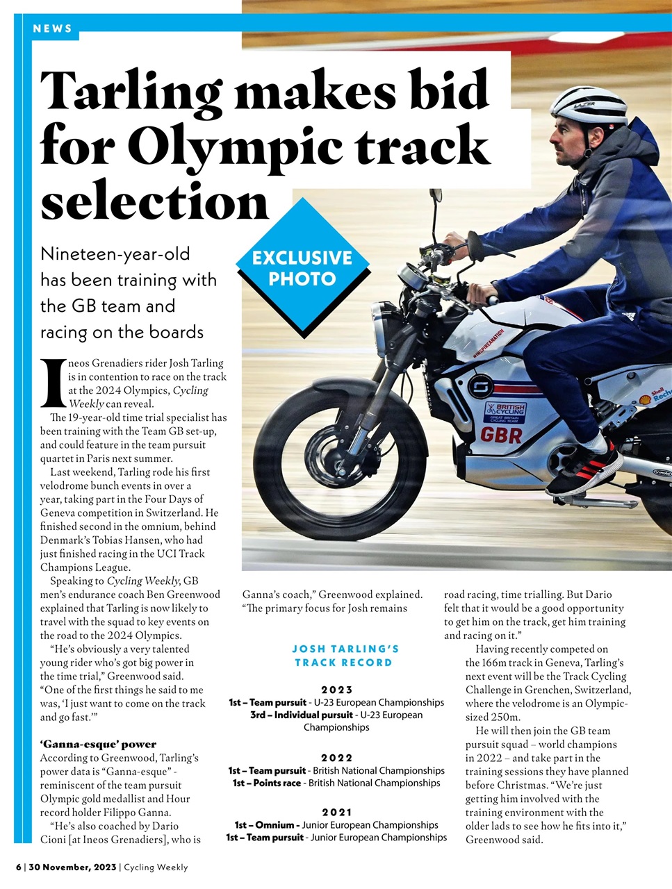 Cycling Weekly Preview Pages
