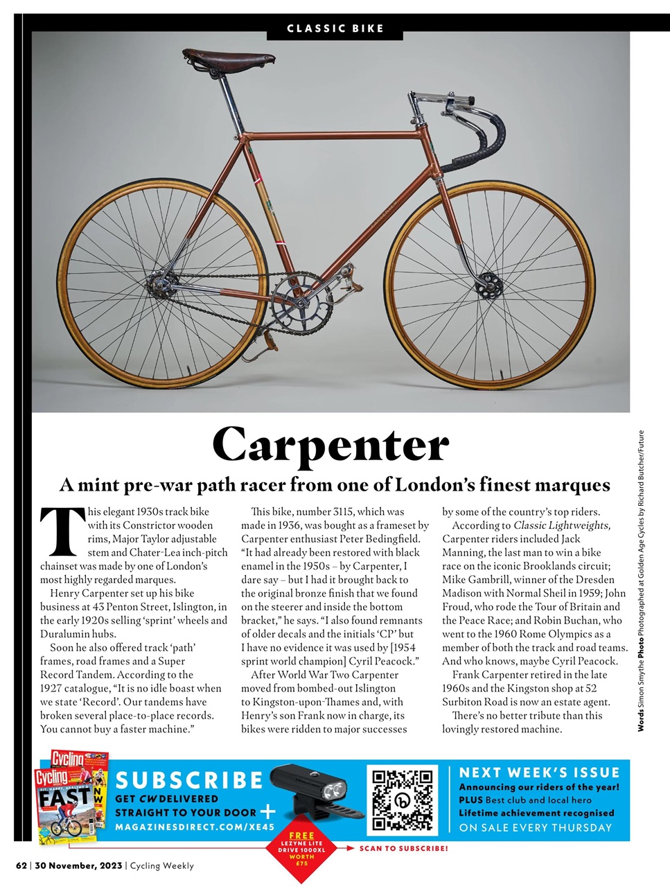 Cycling Weekly Preview Pages