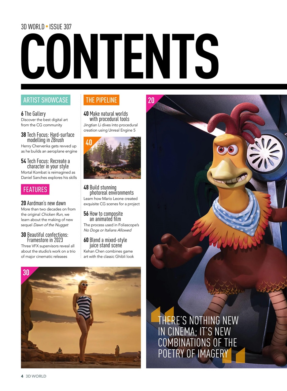 3D World Preview Pages