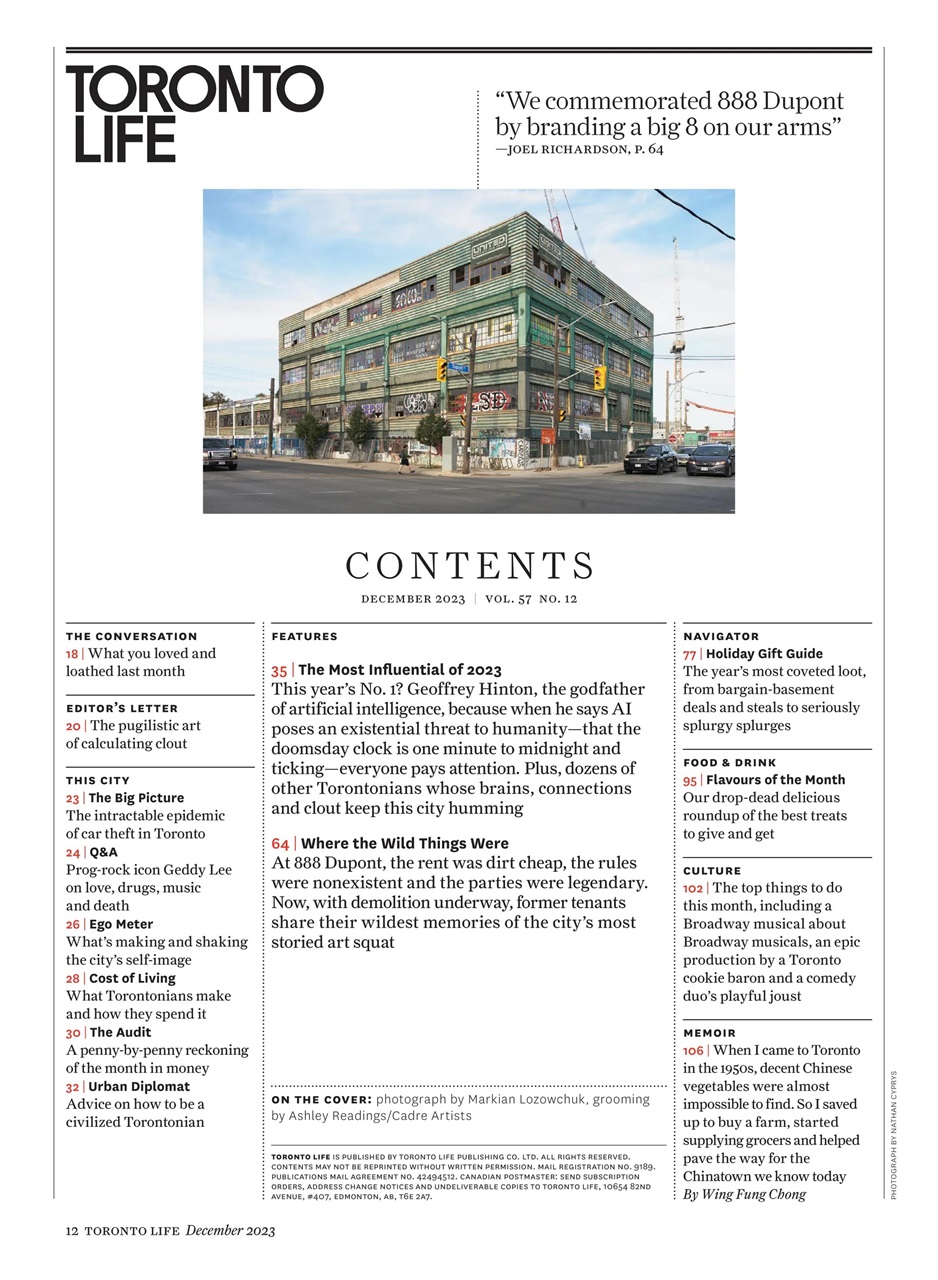 Toronto Life Preview Pages