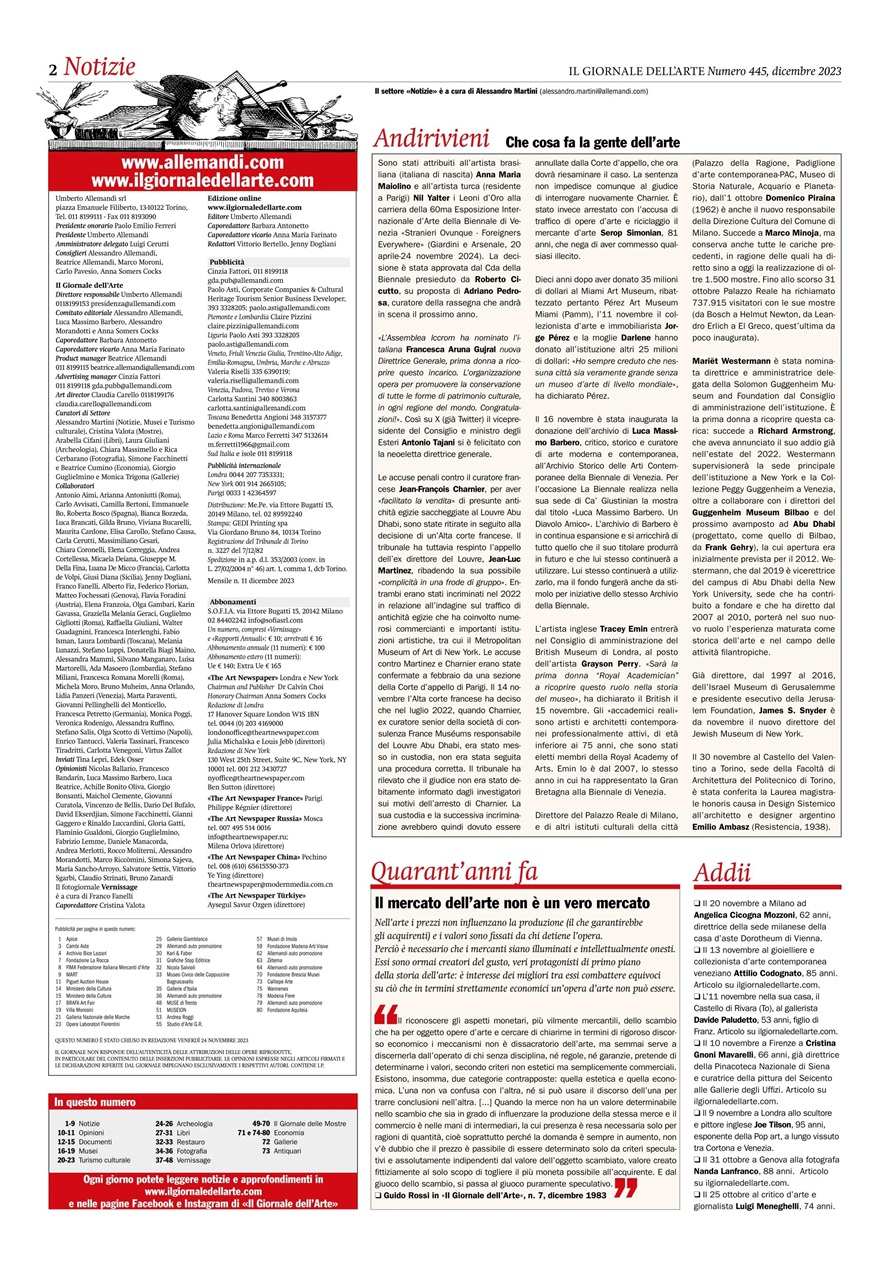 Il Giornale Dell’Arte Preview Pages