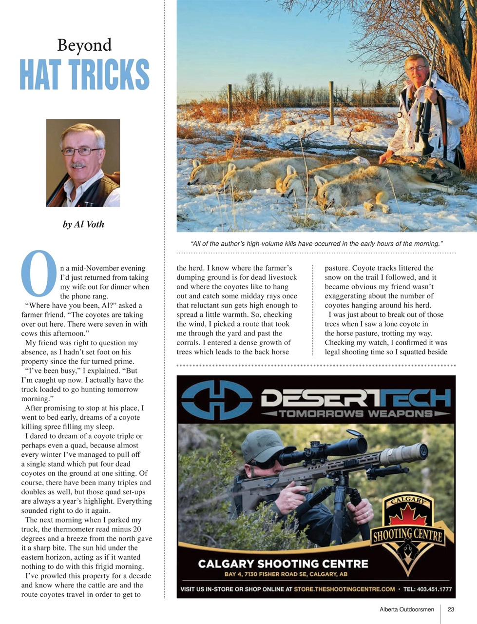 Alberta Outdoors Preview Pages
