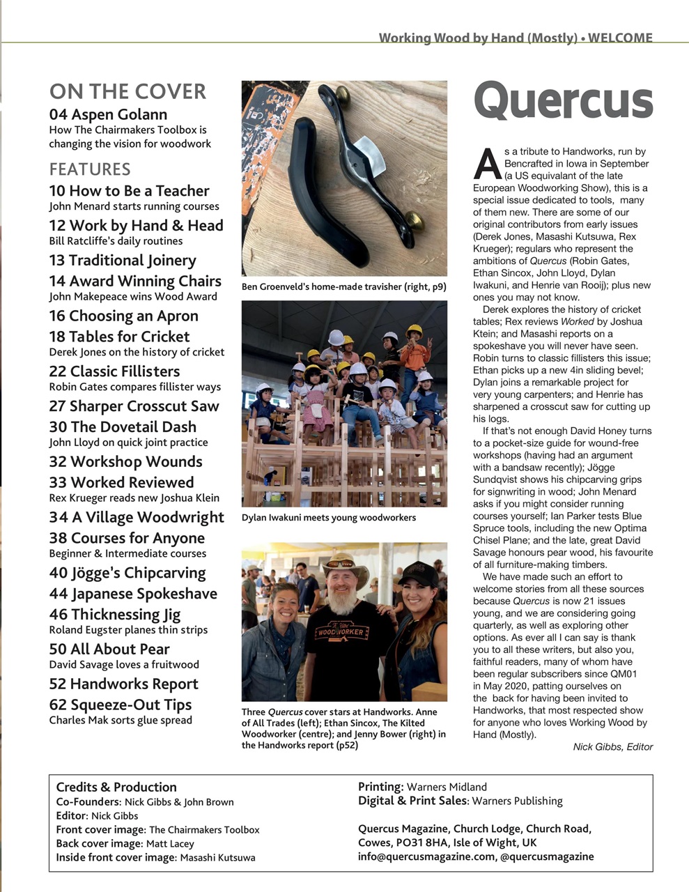 Quercus Preview Pages