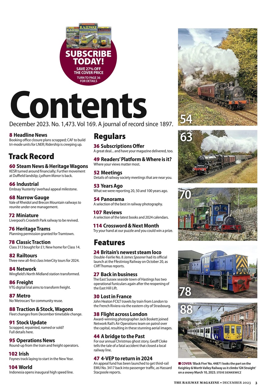 Railway Magazine Preview Pages