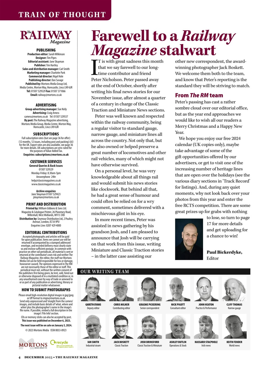 Railway Magazine Preview Pages