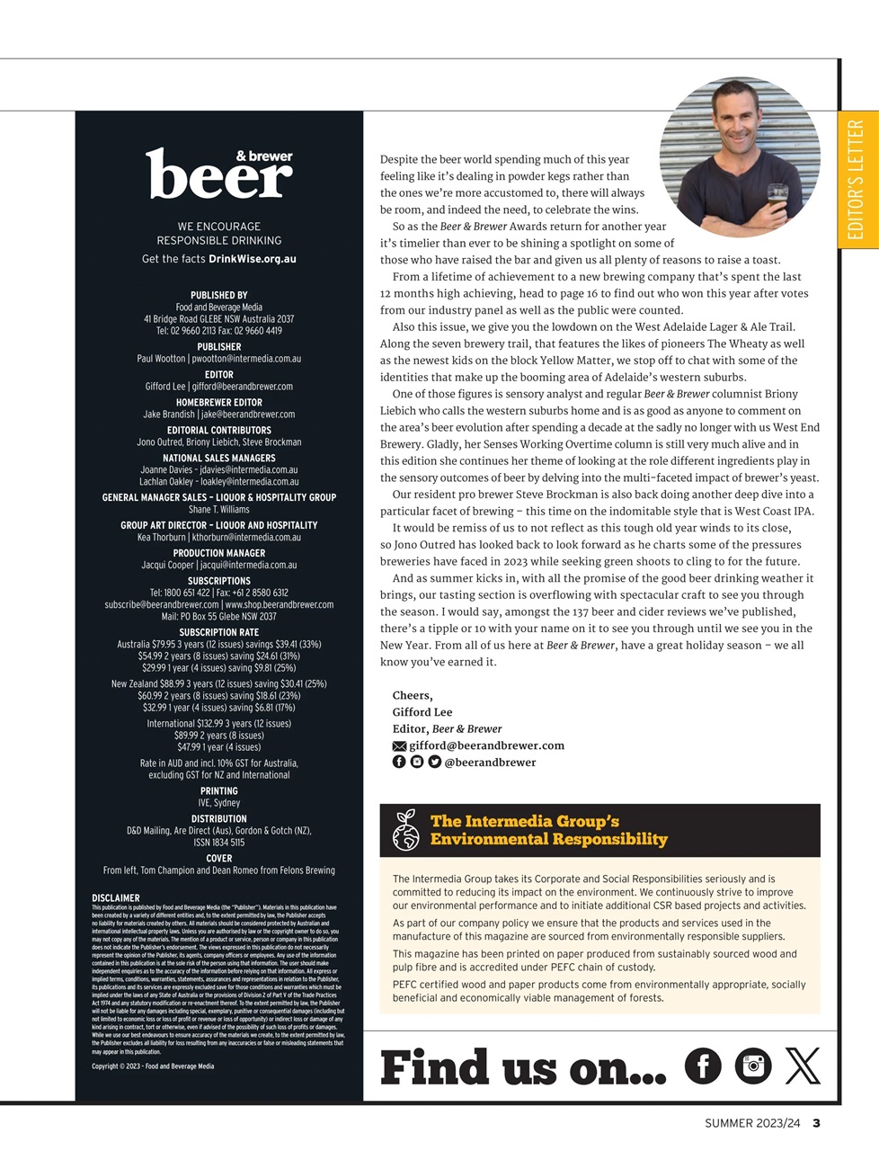 Beer and Brewer Preview Pages