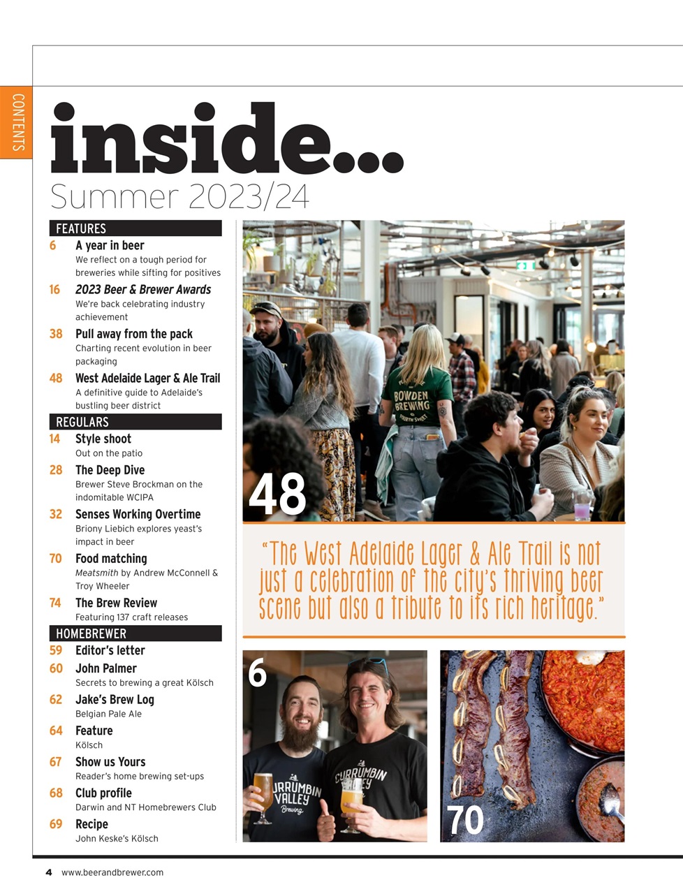 Beer and Brewer Preview Pages