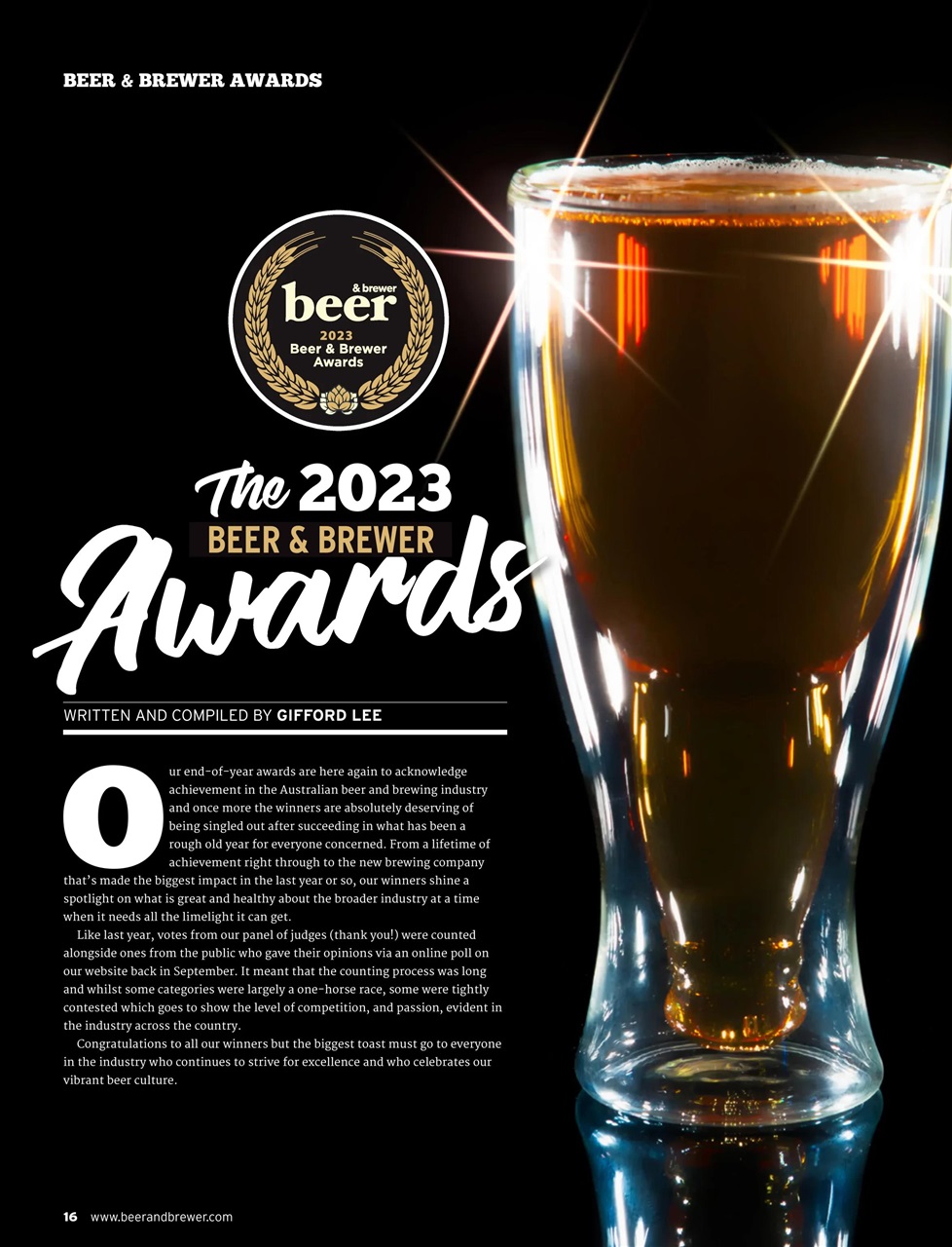 Beer and Brewer Preview Pages