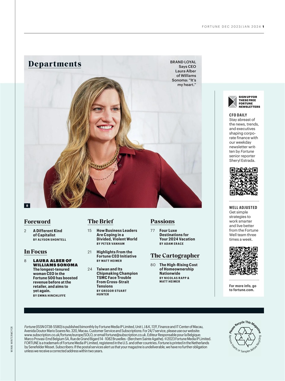 Fortune (Europe Edition) Preview Pages