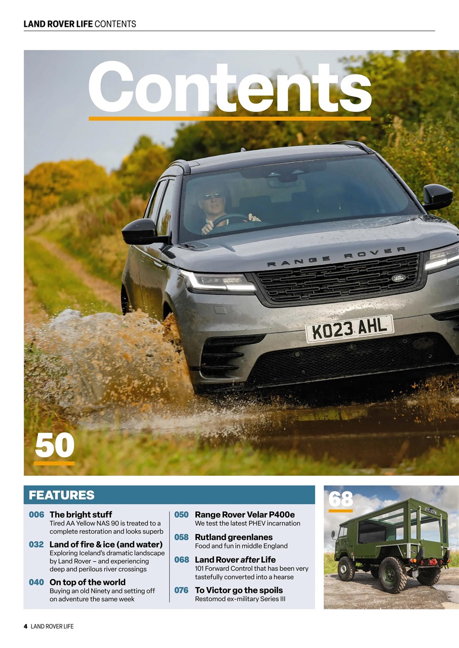 Land Rover Life Preview Pages