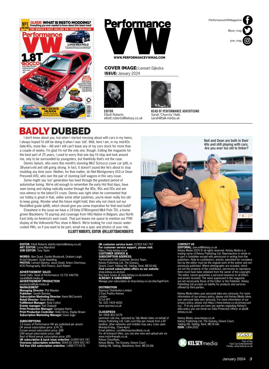 Performance VW Preview Pages