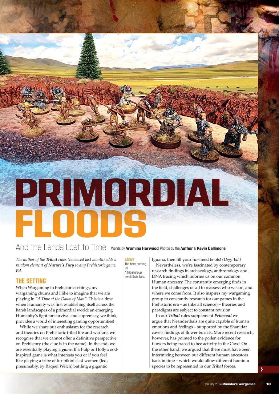 Miniature Wargames Preview Pages