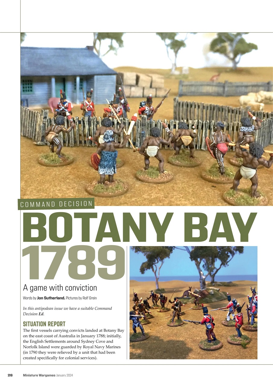 Miniature Wargames Preview Pages