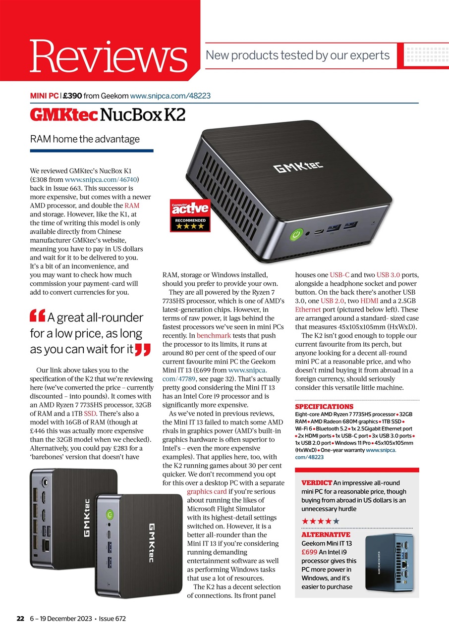 Computer Active Preview Pages