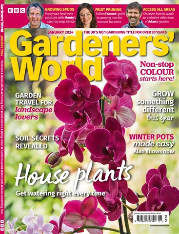 BBC Gardeners’ World Magazine issue January 2024