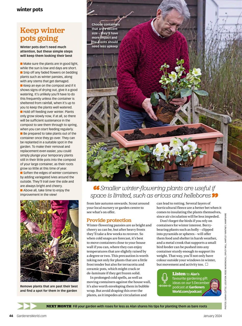 BBC Gardeners’ World Magazine Preview Pages