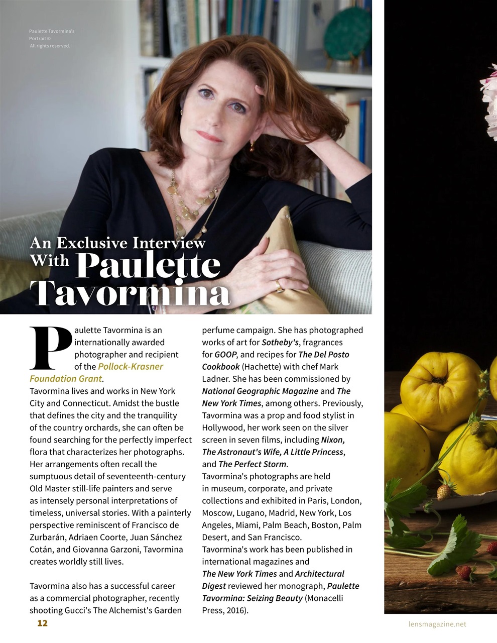 Lens Magazine Preview Pages