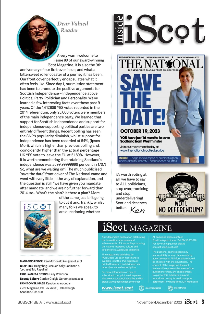 iScot Magazine Preview Pages