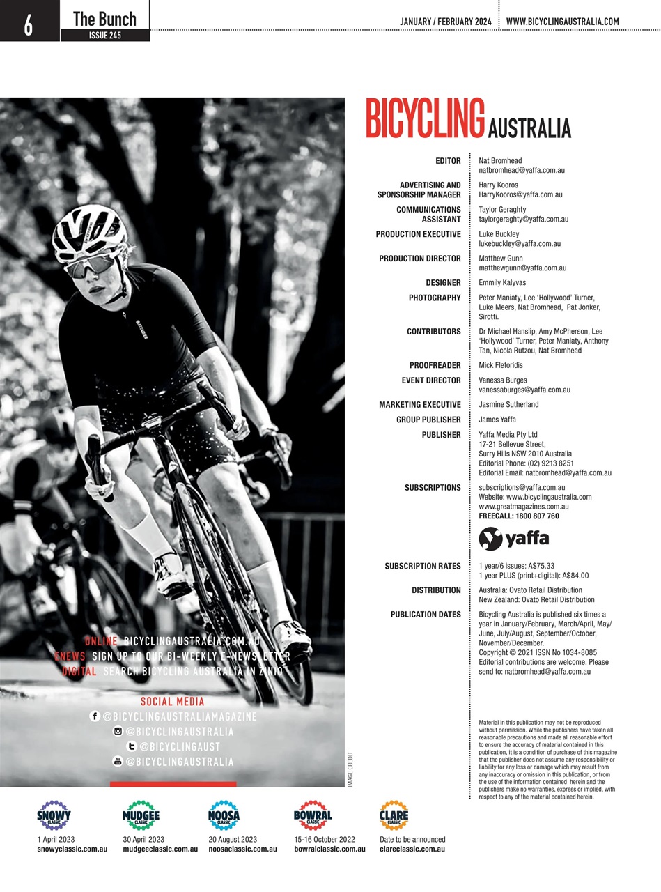 Bicycling Australia Preview Pages