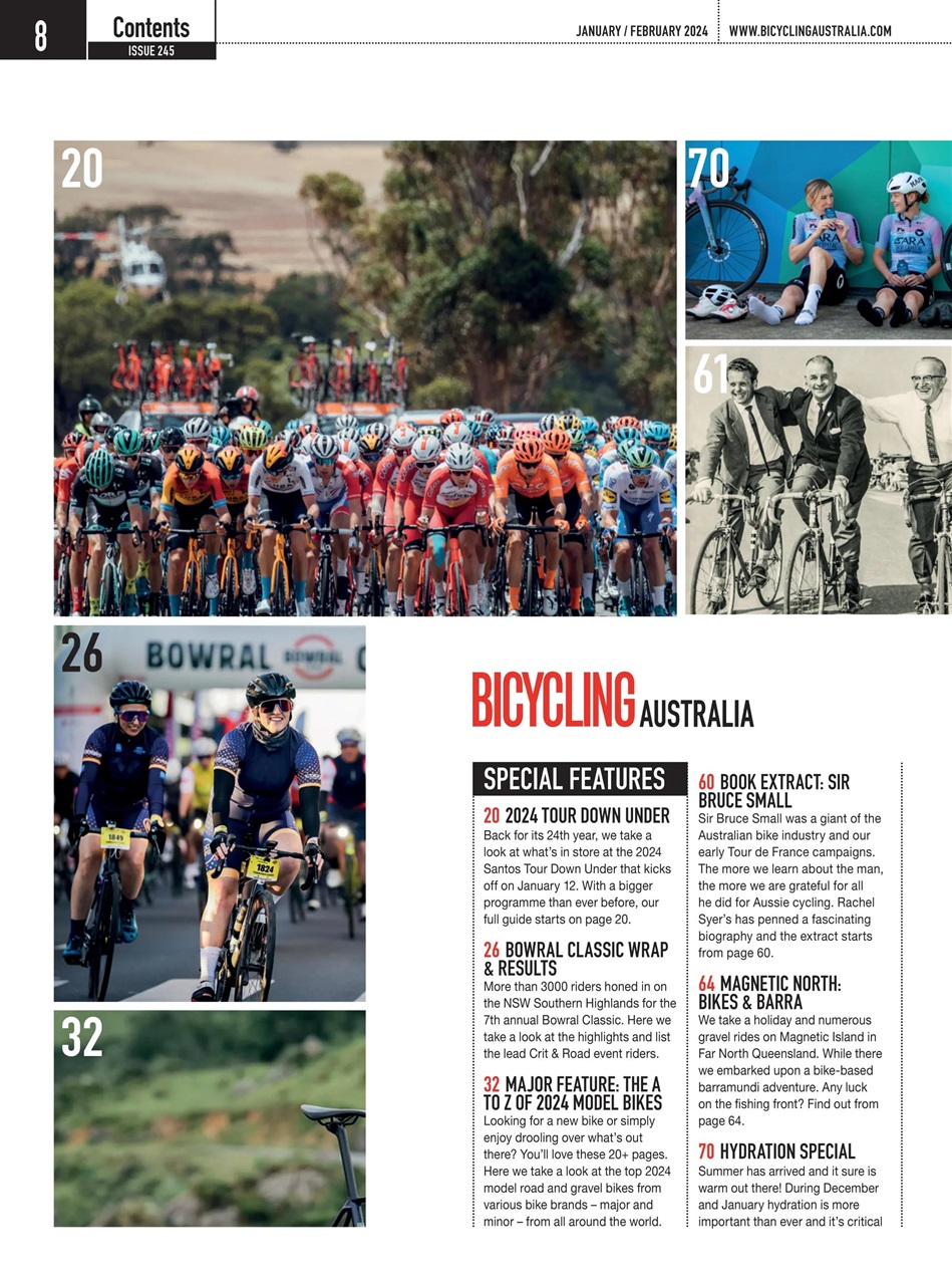 Bicycling Australia Preview Pages