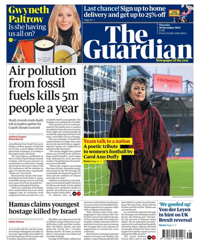 The Guardian Newspaper issue 