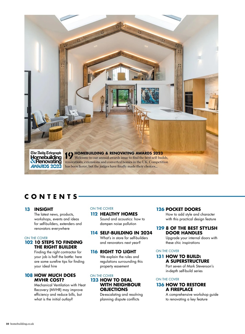 Homebuilding & Renovating Magazine Preview Pages