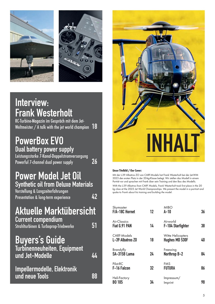 RC Turbine - Jets & Helicopter Preview Pages