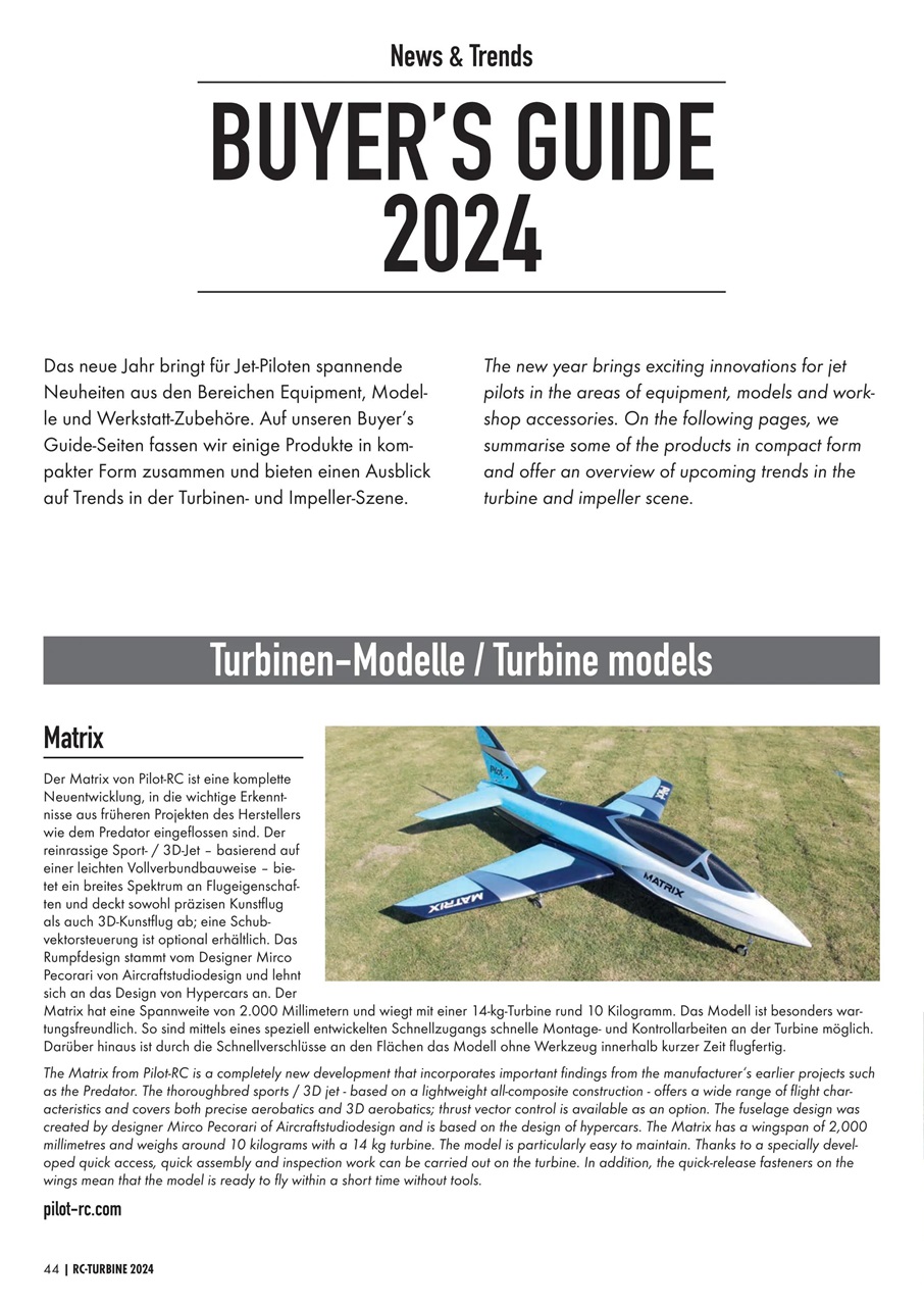 RC Turbine - Jets & Helicopter Preview Pages