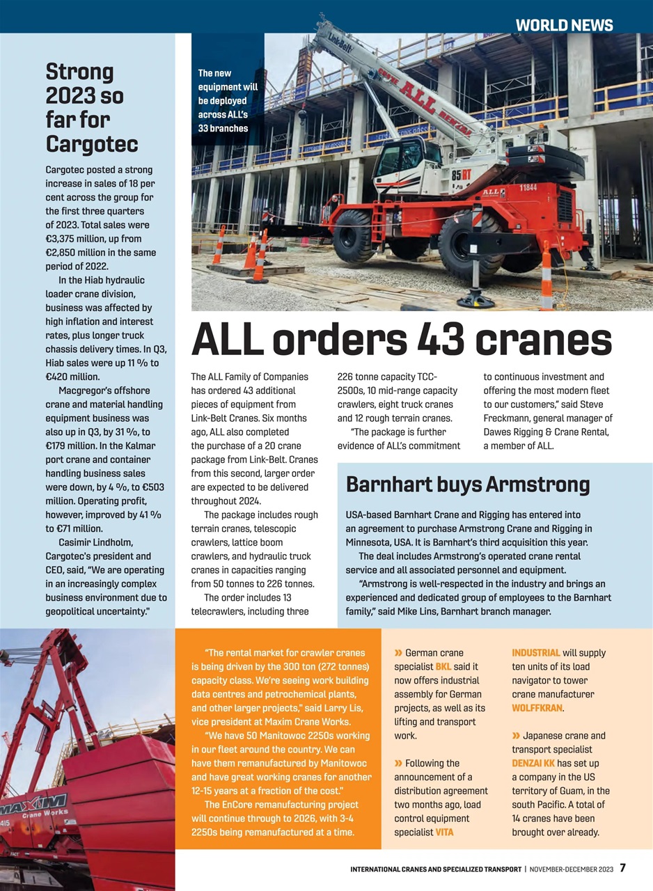 Int. Cranes and Specialized Transp Preview Pages