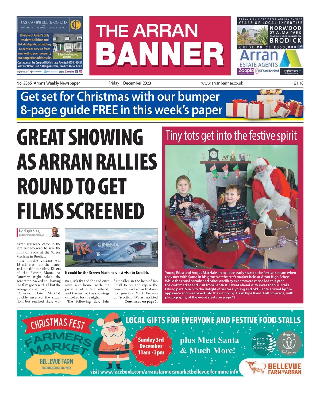 Arran Banner Preview Pages