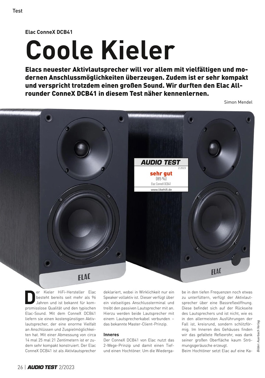 Audio Test Preview Pages