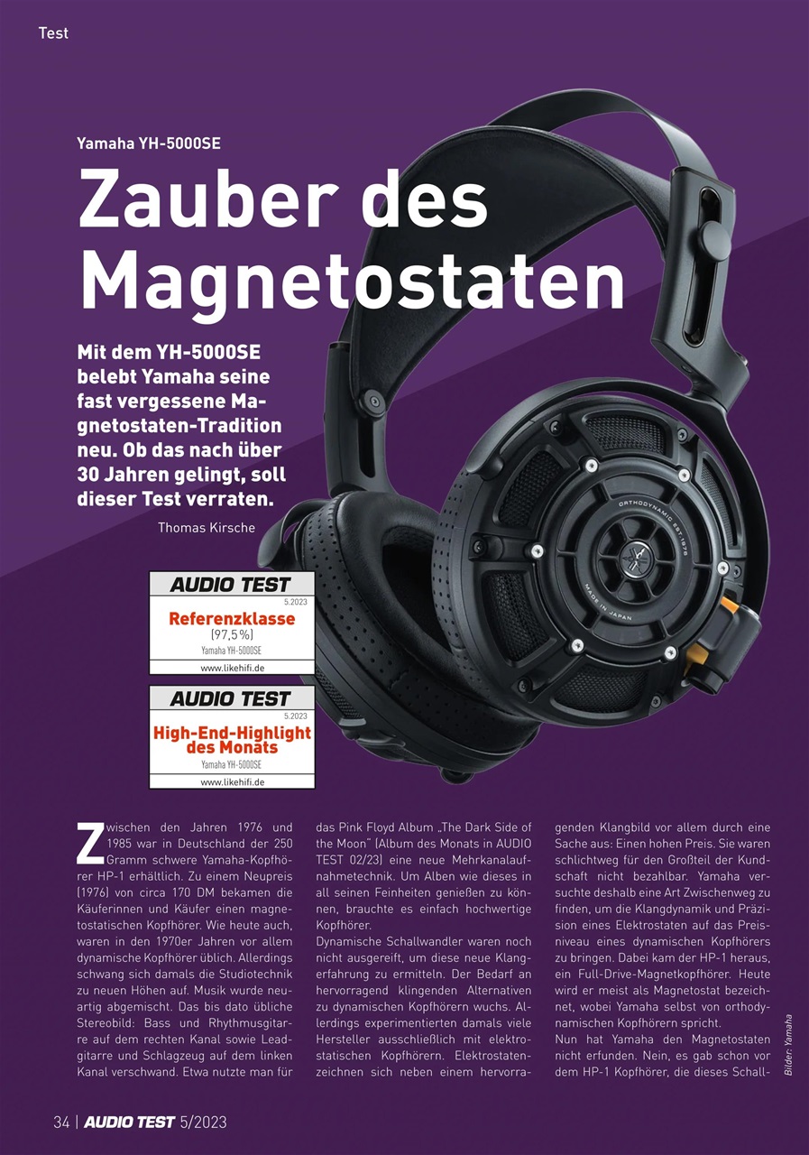 Audio Test Preview Pages