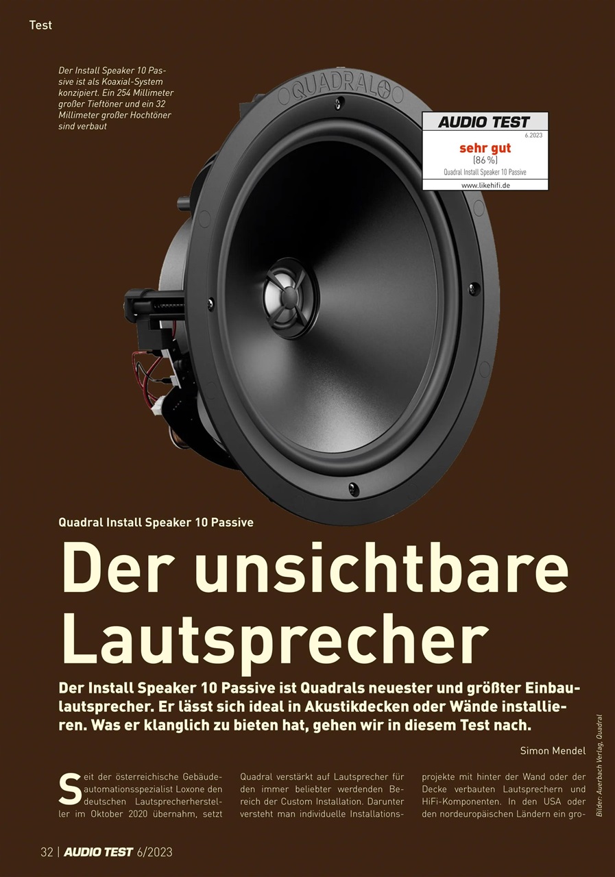 Audio Test Preview Pages