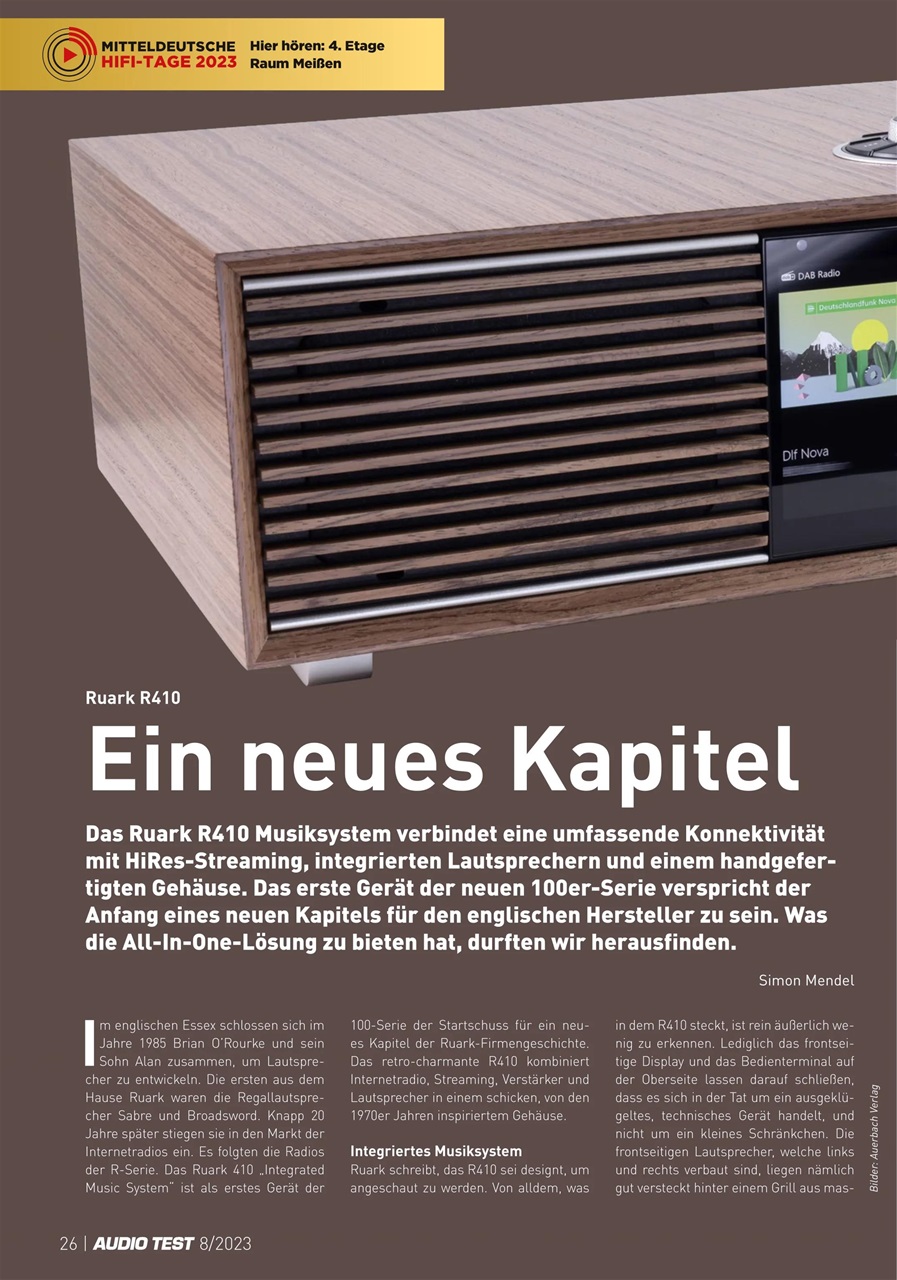 Audio Test Preview Pages