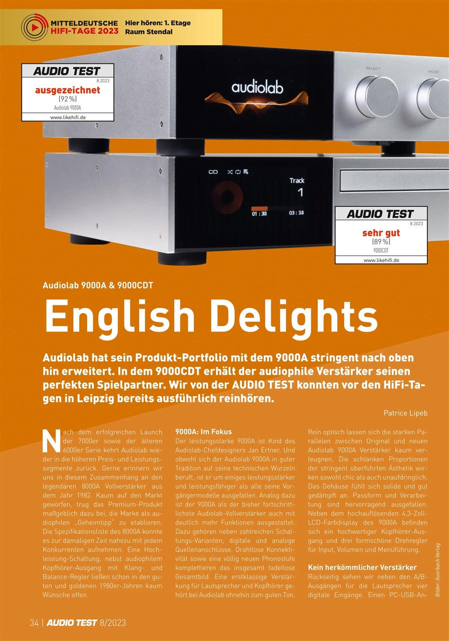 Audio Test Preview Pages