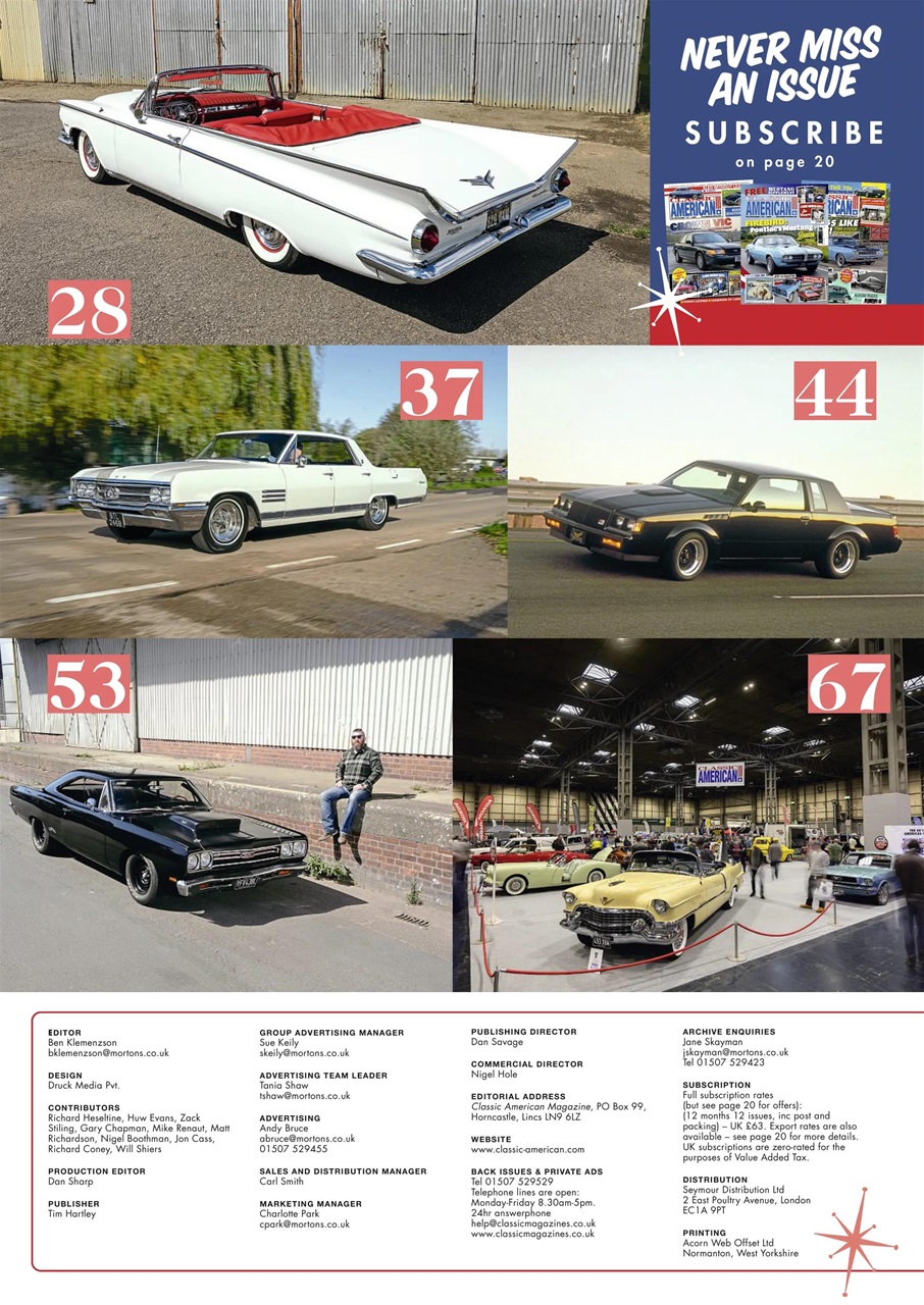 Classic American Magazine Preview Pages